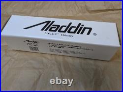 Aladdin Genie II Oil Lamp New in Box Brass Burner Clear Glass