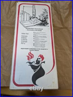 Aladdin Genie II Oil Lamp New in Box Brass Burner Clear Glass