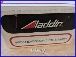 Aladdin Genie II Oil Lamp New in Box Brass Burner Clear Glass