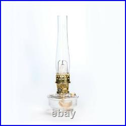 Aladdin Genie III Clear Oil Lamp (Brass)