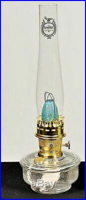 Aladdin Genie III Crystal Clear Font Kerosene Oil Lamp Honeycomb Complete NIB