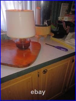 Aladdin Genie III Oil Lamp, Indoor Emergency Lighting, Glass Bowl, Metal Burner