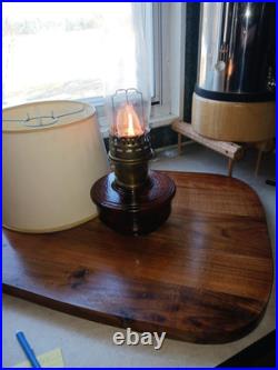 Aladdin Genie III Oil Lamp, Indoor Emergency Lighting, Glass Bowl, Metal Burner