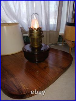 Aladdin Genie III Oil Lamp, Indoor Emergency Lighting, Glass Bowl, Metal Burner