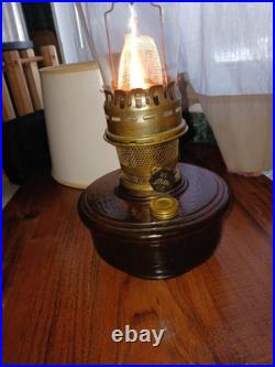 Aladdin Genie III Oil Lamp, Indoor Emergency Lighting, Glass Bowl, Metal Burner