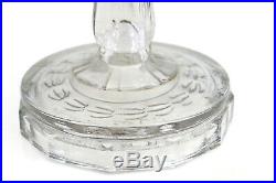 Aladdin Glass Mantle Lamp Washington Drape Clear Nu-Type Model B Kerosene Burner