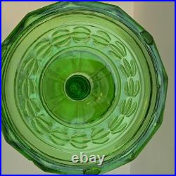 Aladdin Green Beta Crystal Kerosene Lamp Base Vintage Original