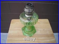 Aladdin Green Cathedral Model B Table Lamp