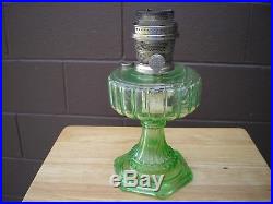 Aladdin Green Cathedral Model B Table Lamp