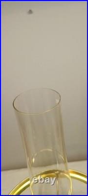 Aladdin Green & White Moonstone Wall Bracket Lamps B Burner USA Chimney & Shade