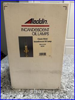 Aladdin Incandescent Lamp Classic Brass Antique Still Sealed