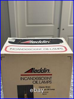 Aladdin Incandescent Lamp Classic Brass Antique Still Sealed