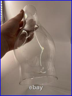 Aladdin Jadeite Corinthian Oil Lamp with Chimney Shade