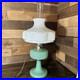 Aladdin Jadeite Moonstone Model B Lamp With Milk Glass Shade Electric 25