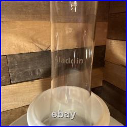 Aladdin Jadeite Moonstone Model B Lamp With Milk Glass Shade Electric 25