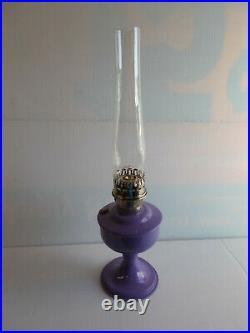 Aladdin Kerosene Aluminum Powder Coated Passion Purple Table Lamp #100011061