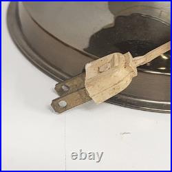 Aladdin Kerosene-Electric Mantle Lamp Solid Brass Crystal Dogwood Glass Shade