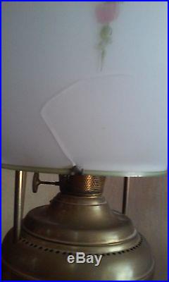 Aladdin Kerosene Hanging Lamp #6 With Ball Shade