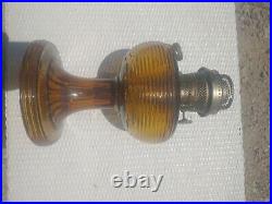 Aladdin Kerosene Mantal Lamp/Beehive 1937-1938/Amber-Dark Crystal (B-82D)