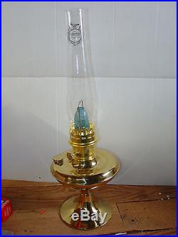 Aladdin Kerosene Mantle Lamp Company 100th Anniversay Parlor Parlour Lamp Brass