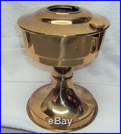 Aladdin Kerosene Mantle Lamp & Shade Circa 1970s NOS MIB England Brass Base