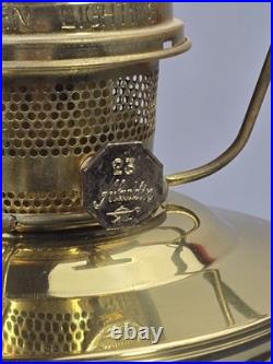 Aladdin Kerosene Oil Brass Lantern Lamp Model 23