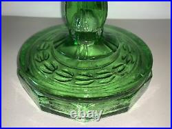 Aladdin Kerosene Oil Lamp Green WASHINGTON DRAPE Near Mint Great Color