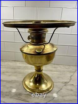 Aladdin Kerosene Oil Lantern Lamp Patent # 3551086 Knob 23 Brass No Shade