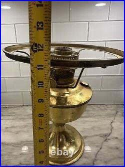 Aladdin Kerosene Oil Lantern Lamp Patent # 3551086 Knob 23 Brass No Shade