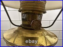 Aladdin Kerosene Oil Lantern Lamp Patent # 3551086 Knob 23 Brass No Shade