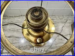 Aladdin Kerosene Oil Lantern Lamp Patent # 3551086 Knob 23 Brass No Shade