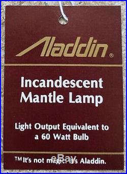 Aladdin Kerosene Oil Shelf Lamp Aluminum never used still in original box