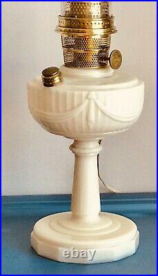 Aladdin Kerosine Hurricane Lamp #12 Made By Mantle Lamp Co. Electrified