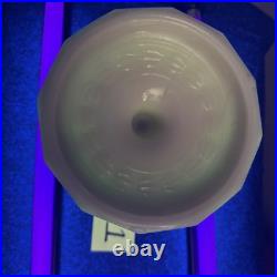 Aladdin Lamp Alacite Lincoln Drape Base Glass Original Vintage Uranium Glow