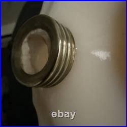 Aladdin Lamp Alacite Lincoln Drape Base Glass Original Vintage Uranium Glow