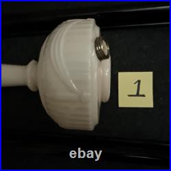 Aladdin Lamp Alacite Lincoln Drape Base Glass Original Vintage Uranium Glow