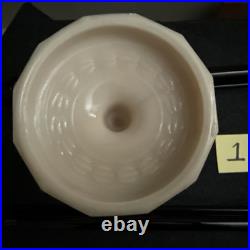 Aladdin Lamp Alacite Lincoln Drape Base Glass Original Vintage Uranium Glow