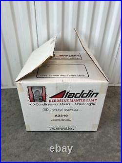 Aladdin Lamp Brushed Aluminum Table Lamp Part # A2310 RARE
