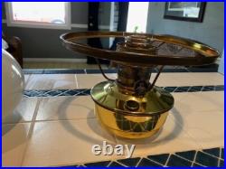 Aladdin Lamp Burner and Glass Shade