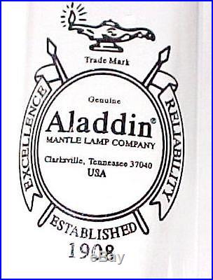 Aladdin Lamp Chimney Heelless Oil Kerosene Alladin Logo New Aladin Aladdan
