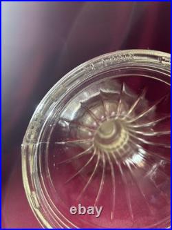 Aladdin Lamp Clear Short Lincoln Drape with complete brass burner stamp 1999