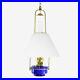 Aladdin Lamp Cobalt Blue Tilt Frame Regency Hanging Lamp With Brass Hardware