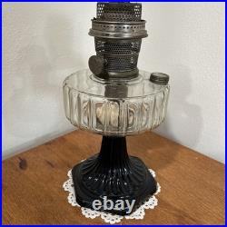 Aladdin Lamp Corinthian B-104 BLACK FOOT Clear Font 1935 -36
