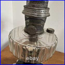 Aladdin Lamp Corinthian B-104 BLACK FOOT Clear Font 1935 -36