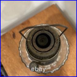 Aladdin Lamp Corinthian B-104 BLACK FOOT Clear Font 1935 -36