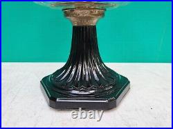 Aladdin Lamp Corinthian B-104 BLACK FOOT Clear Font INNER LABEL 1935 -36