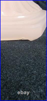 Aladdin Lamp Corinthian style Rose Moonstone circa 1930s Nu-Type B burner