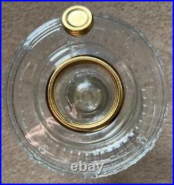 Aladdin Lamp Crystal Clear Lincoln Drape # C6192 New In Box New Old Stock