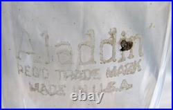 Aladdin Lamp Font, Burner & Chimney