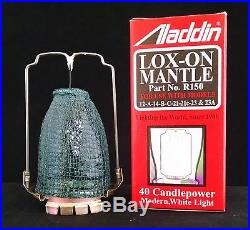 Aladdin Lamp Model 23 Lox-on Restoration Kit Chimney, Mantle, Wick & More